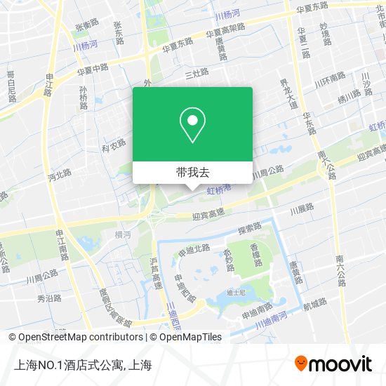 上海NO.1酒店式公寓地图
