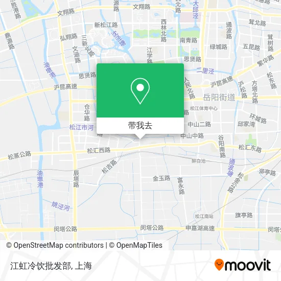 江虹冷饮批发部地图