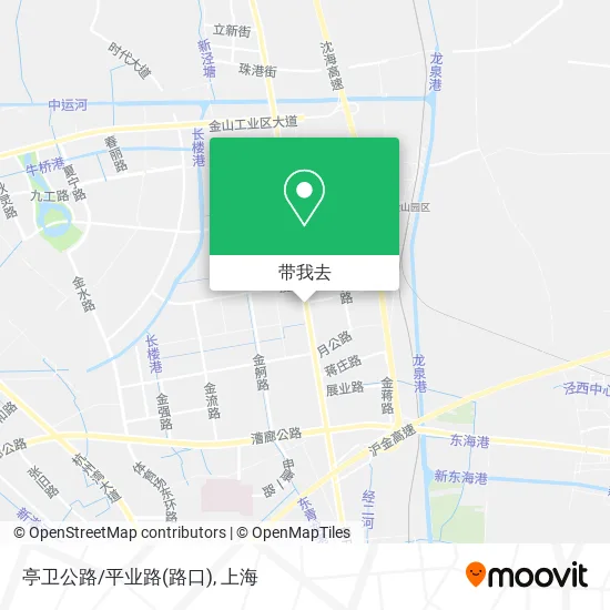 亭卫公路/平业路(路口)地图