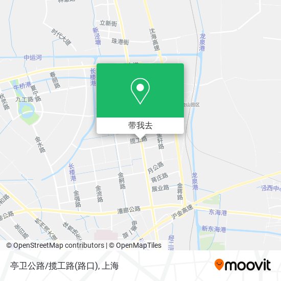 亭卫公路/揽工路(路口)地图