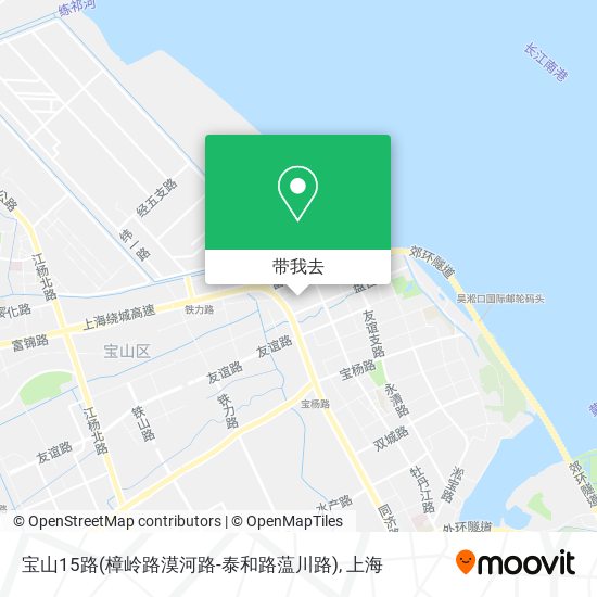 宝山15路(樟岭路漠河路-泰和路蕰川路)地图