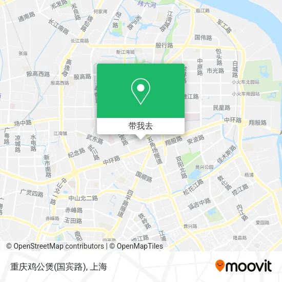 重庆鸡公煲(国宾路)地图