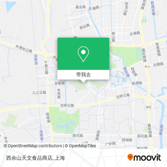 西佘山天文食品商店地图