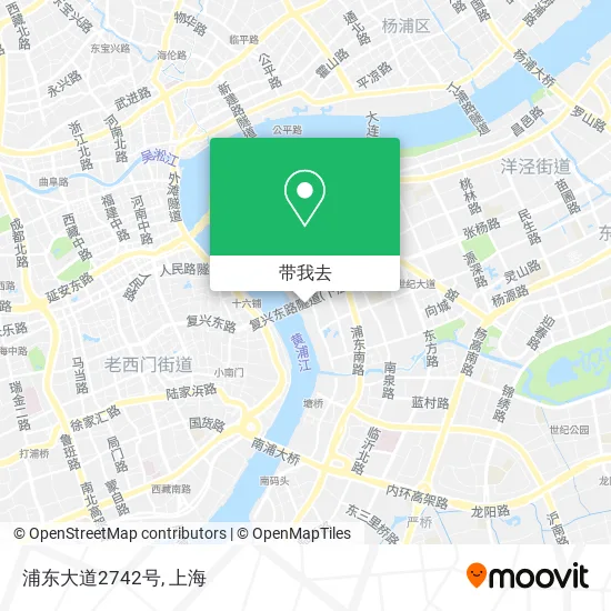 浦东大道2742号地图