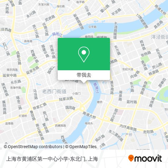 上海市黄浦区第一中心小学-东北门地图