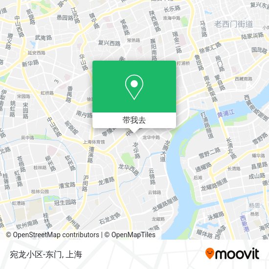 宛龙小区-东门地图
