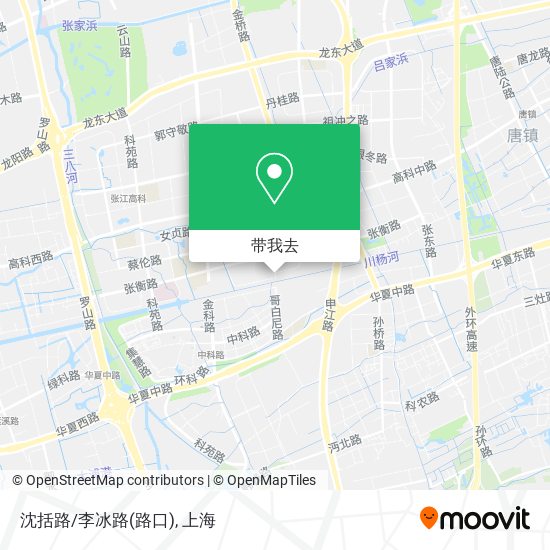 沈括路/李冰路(路口)地图