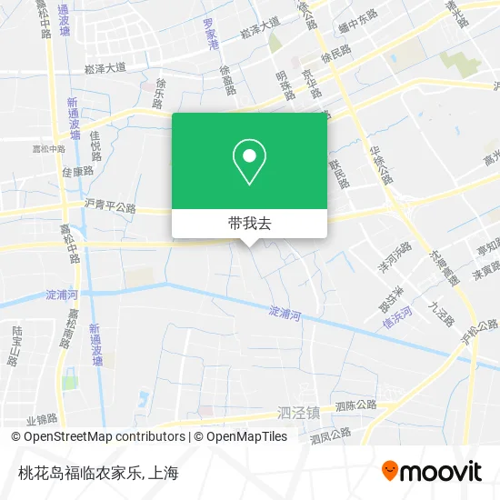 桃花岛福临农家乐地图