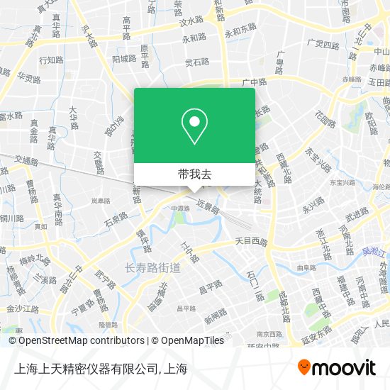 上海上天精密仪器有限公司地图