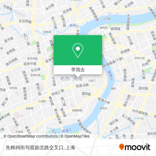 先棉祠街与迎勋北路交叉口地图