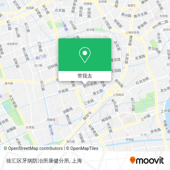 徐汇区牙病防冶所康健分所地图