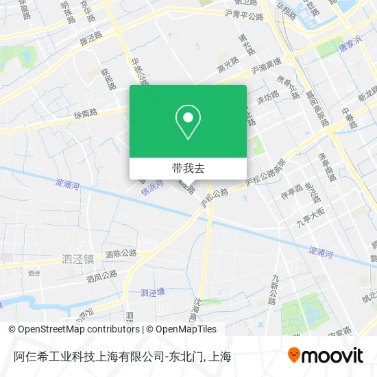 阿仨希工业科技上海有限公司-东北门地图