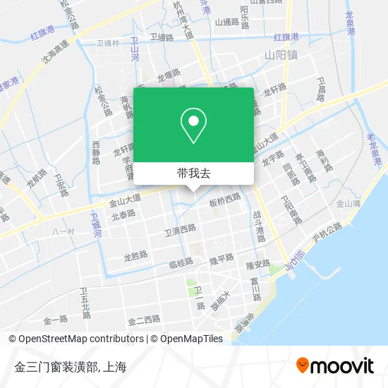 金三门窗装潢部地图