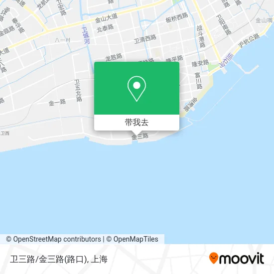 卫三路/金三路(路口)地图