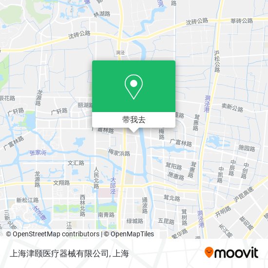 上海津颐医疗器械有限公司地图