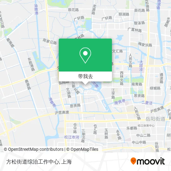 方松街道综治工作中心地图