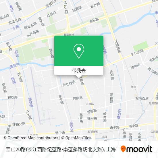 宝山20路(长江西路纪蕰路-南蕰藻路场北支路)地图