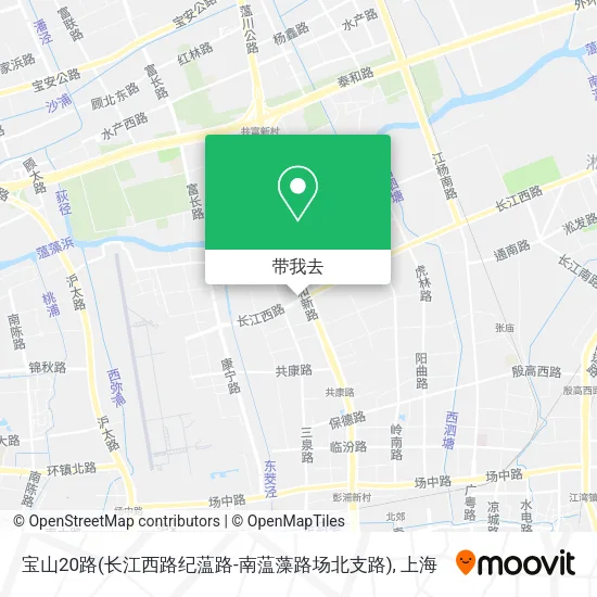 宝山20路(长江西路纪蕰路-南蕰藻路场北支路)地图