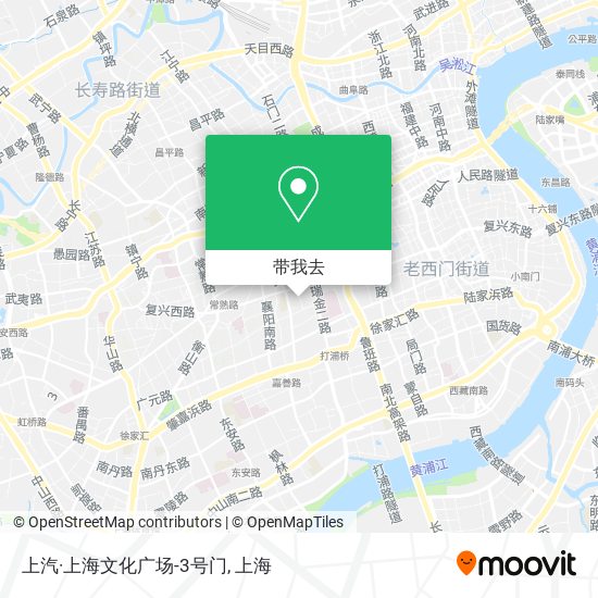 上汽·上海文化广场-3号门地图