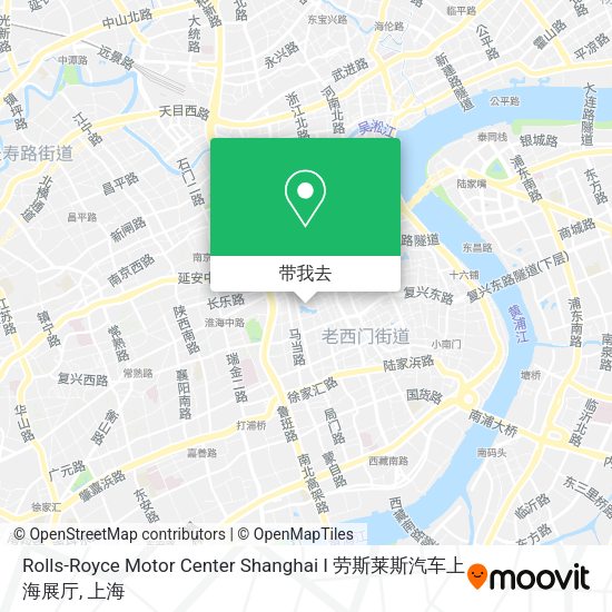 Rolls-Royce Motor Center Shanghai I 劳斯莱斯汽车上海展厅地图