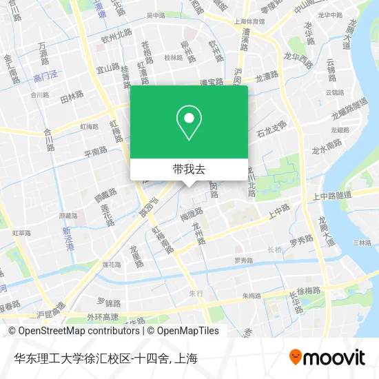 华东理工大学徐汇校区-十四舍地图
