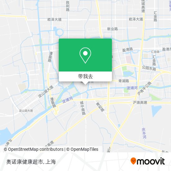 奥诺康健康超市地图