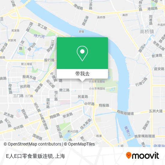 E人E口零食量贩连锁地图