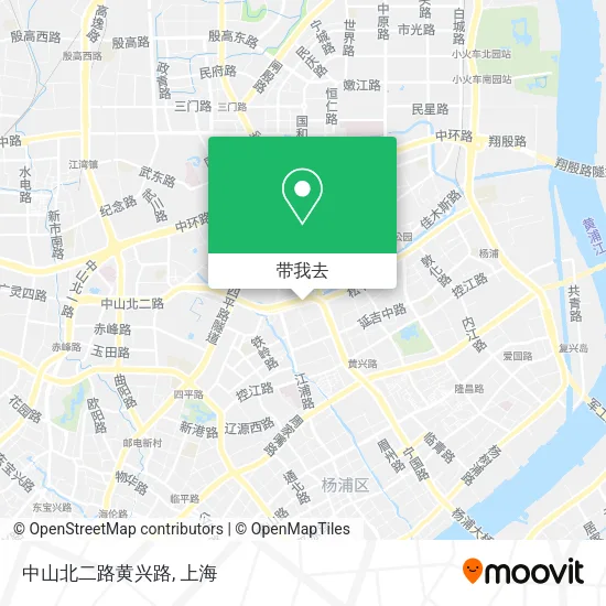 中山北二路黄兴路地图