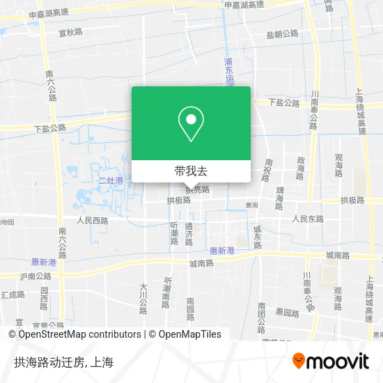 拱海路动迁房地图