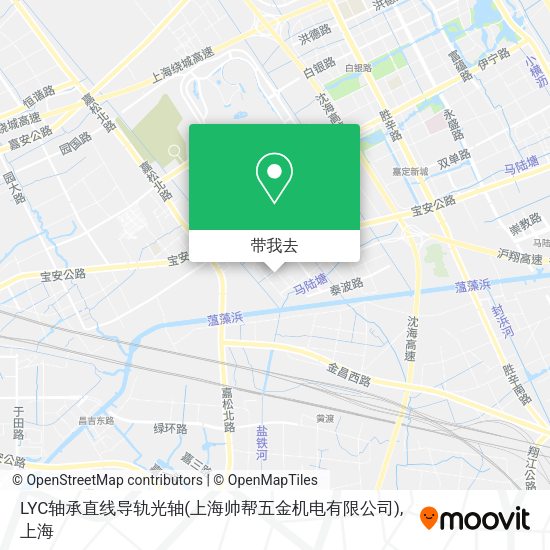 LYC轴承直线导轨光轴(上海帅帮五金机电有限公司)地图