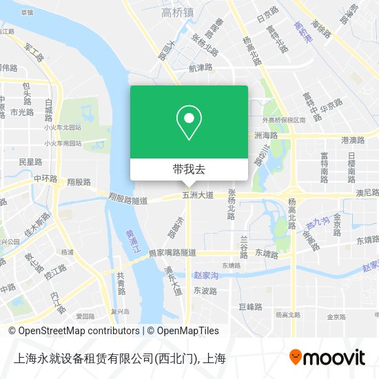 上海永就设备租赁有限公司(西北门)地图