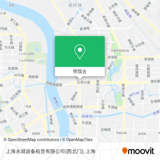 上海永就设备租赁有限公司(西北门)地图