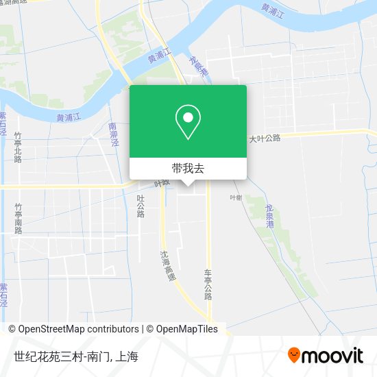 世纪花苑三村-南门地图