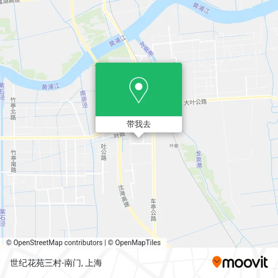 世纪花苑三村-南门地图