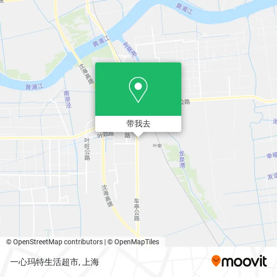 一心玛特生活超市地图