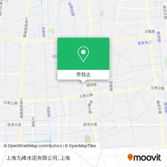 上海九峰水泥有限公司地图