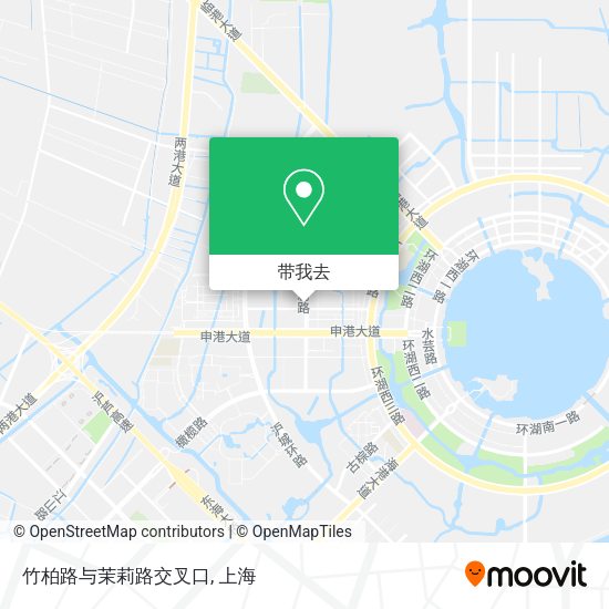 竹柏路与茉莉路交叉口地图