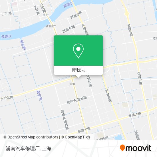 浦南汽车修理厂地图