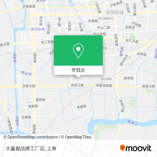 大赢都品牌工厂店地图