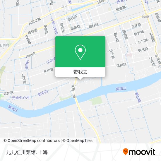 九九红川菜馆地图