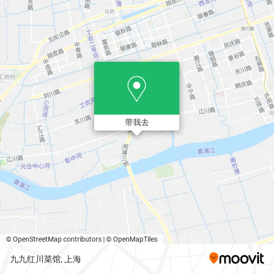 九九红川菜馆地图