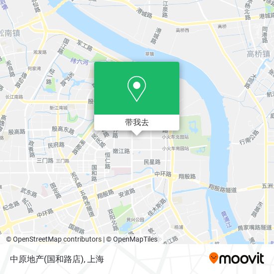中原地产(国和路店)地图