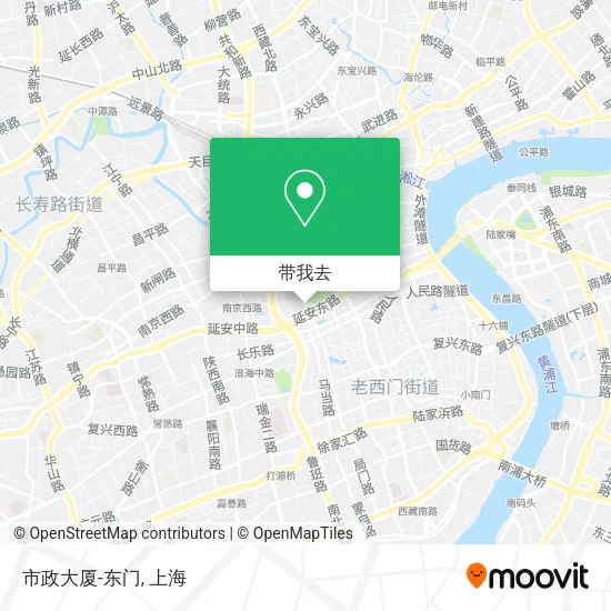 市政大厦-东门地图
