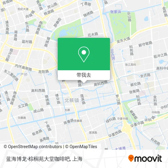 蓝海博龙-棕榈苑大堂咖啡吧地图