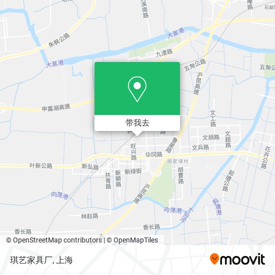 琪艺家具厂地图