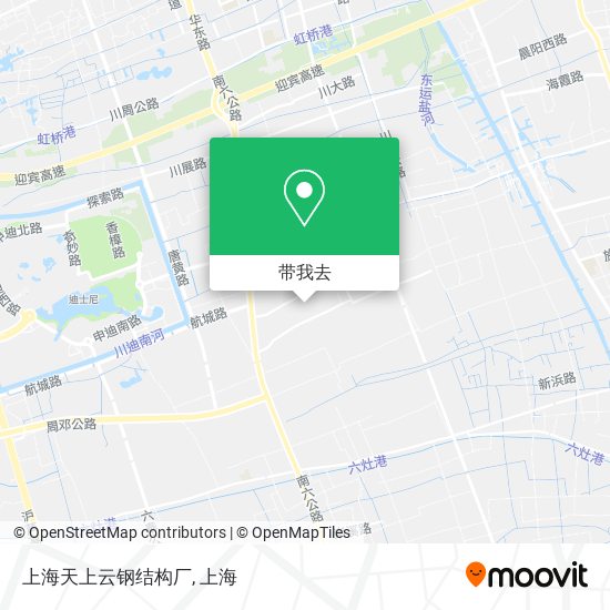 上海天上云钢结构厂地图