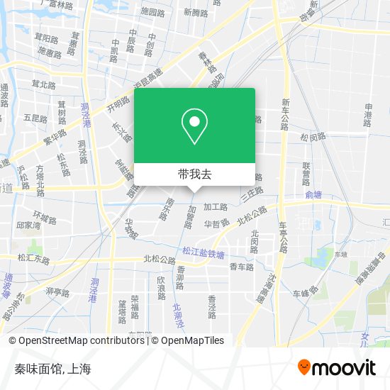 秦味面馆地图