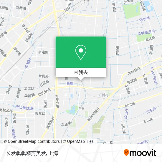 长发飘飘精剪美发地图