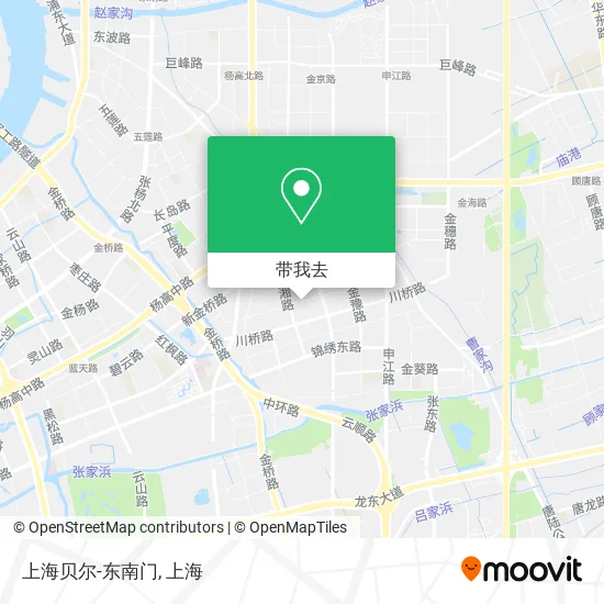 上海贝尔-东南门地图