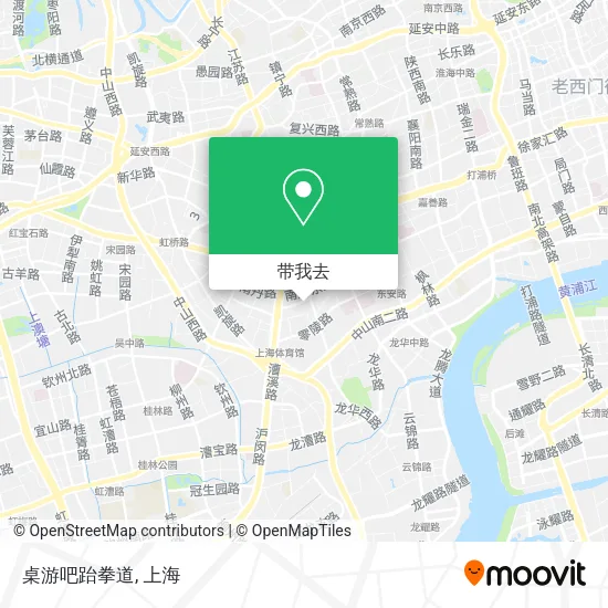 桌游吧跆拳道地图